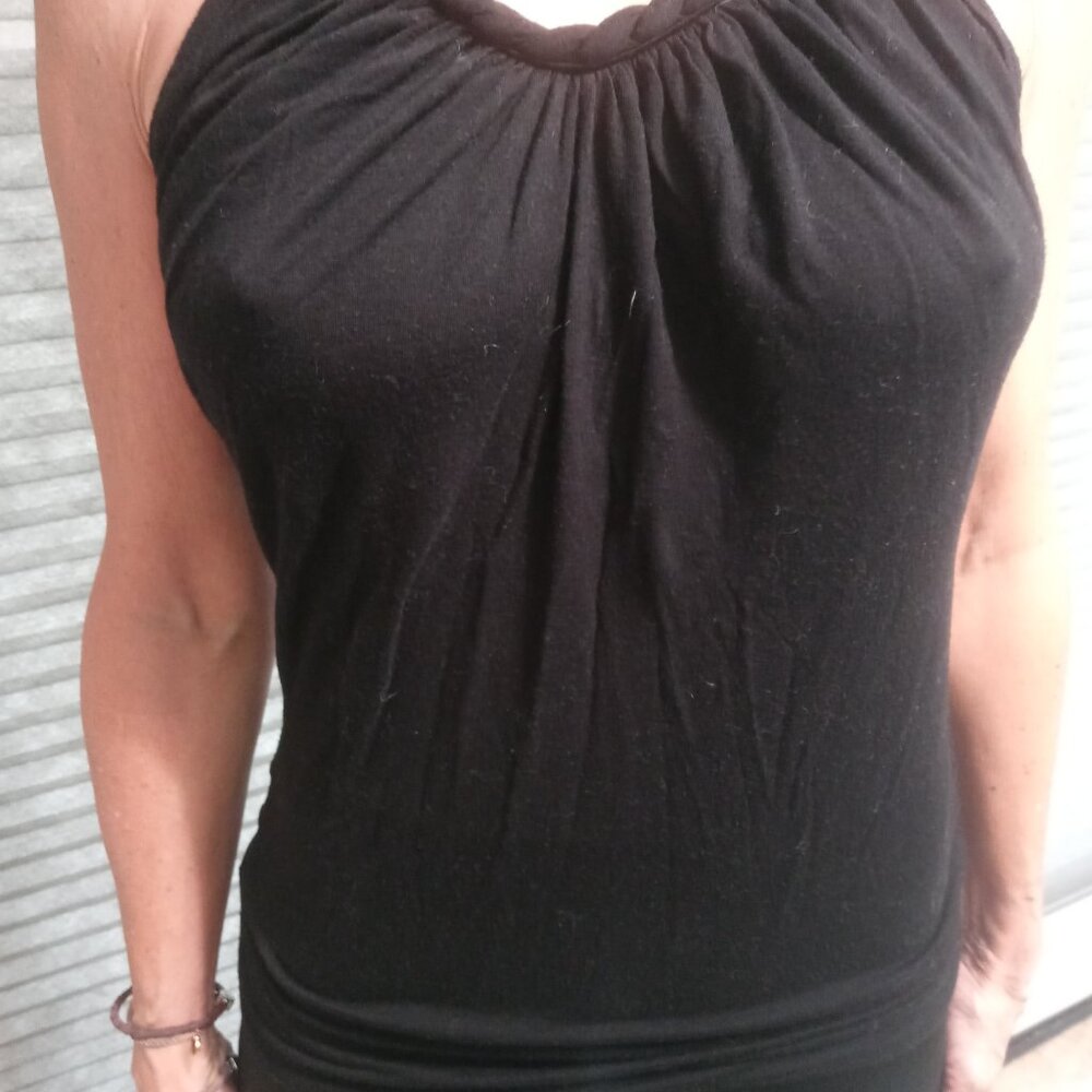 Black Backless Tank Top or Mini Dress